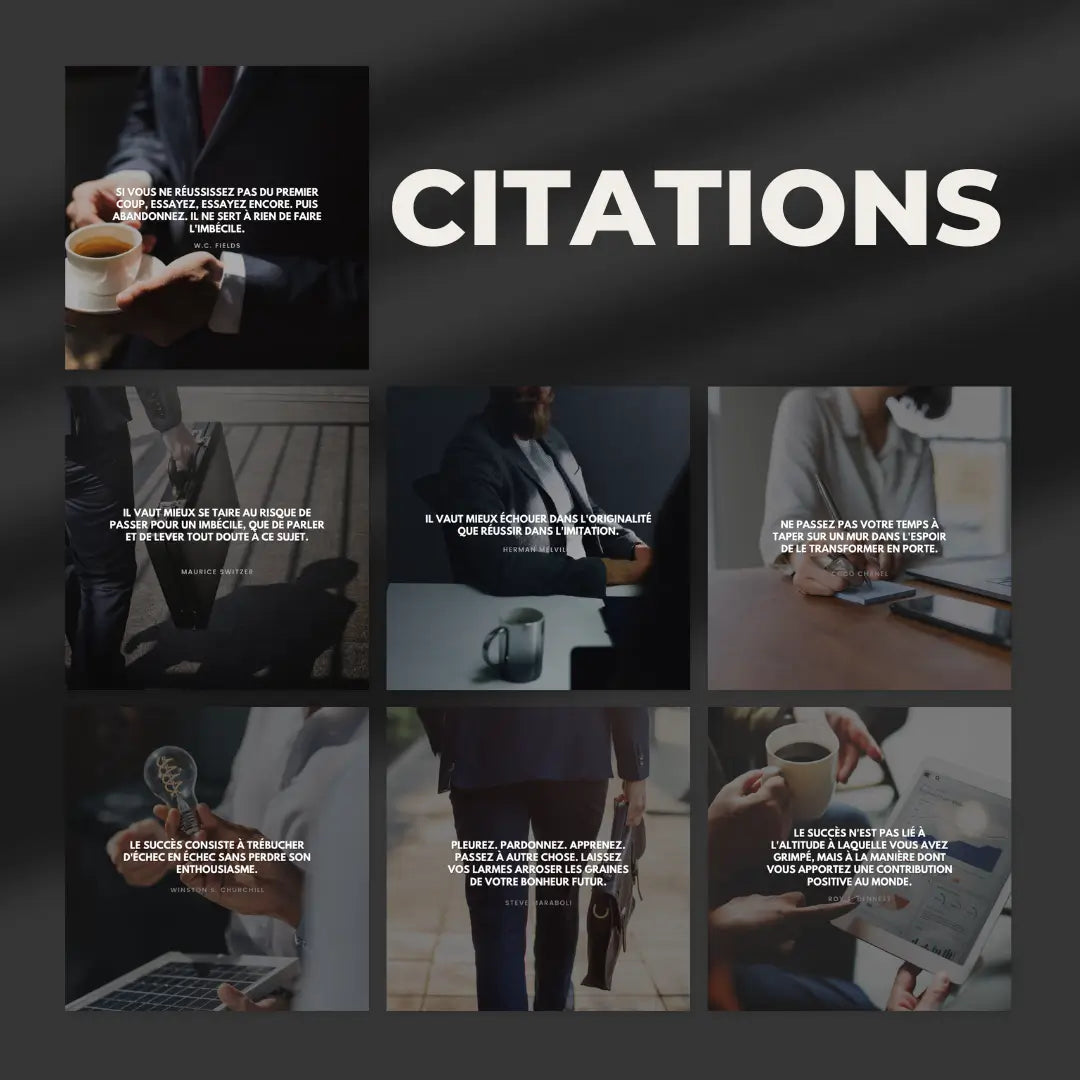 Citations business pour Facebook et Instagram en français