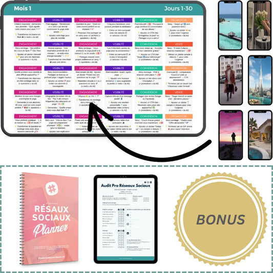 Calendrier 365 - Kit Stratégie Réseaux Sociaux