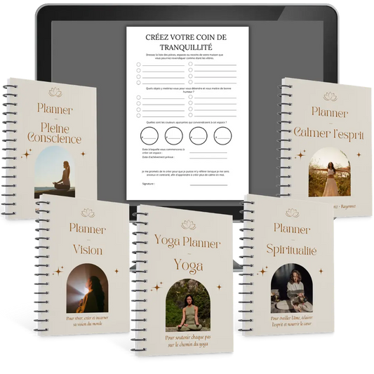 Planner de yoga en français – organisation des séances et routines