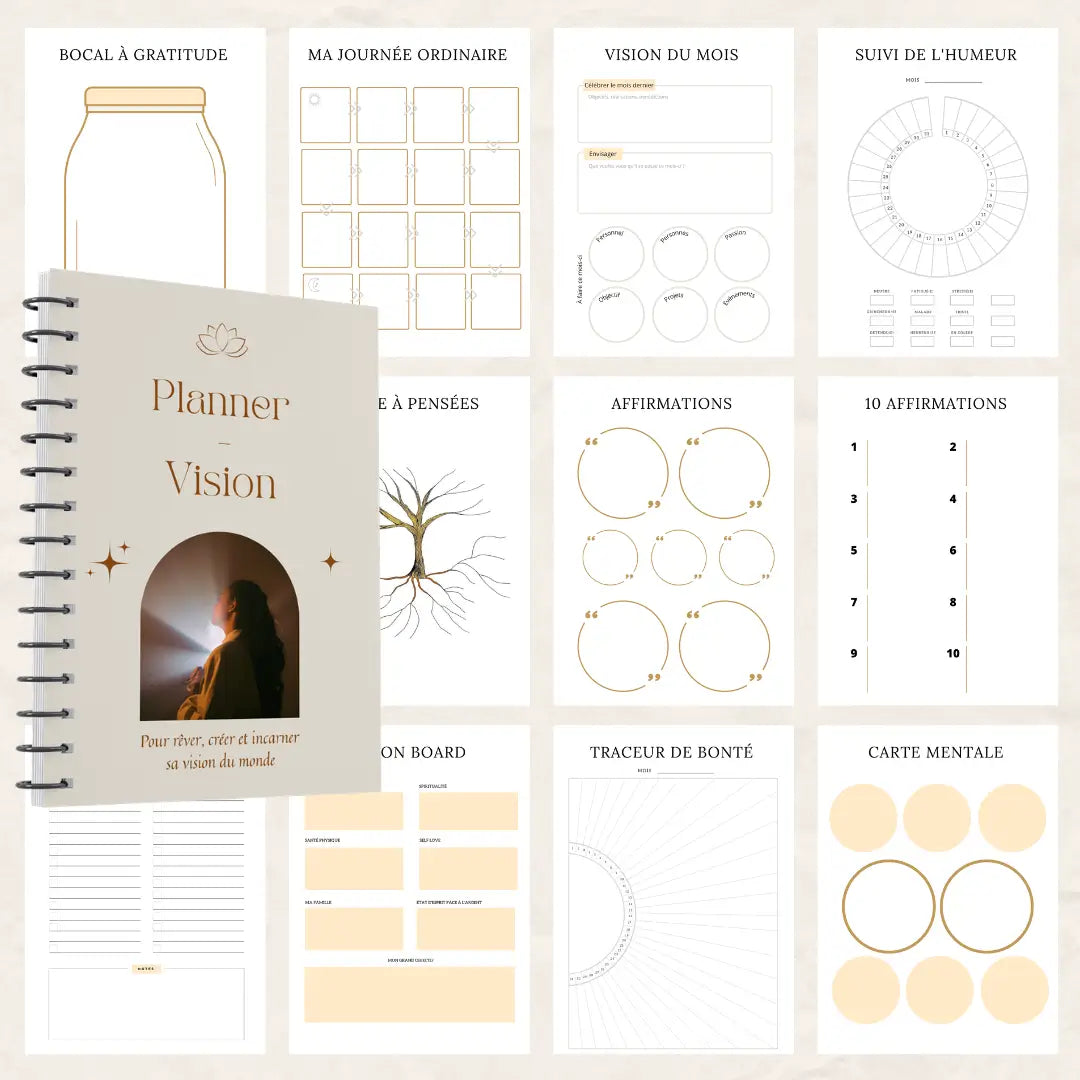 Planner vision pour les profs de yoga