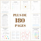 Plus de 180 pages de planning yoga en français