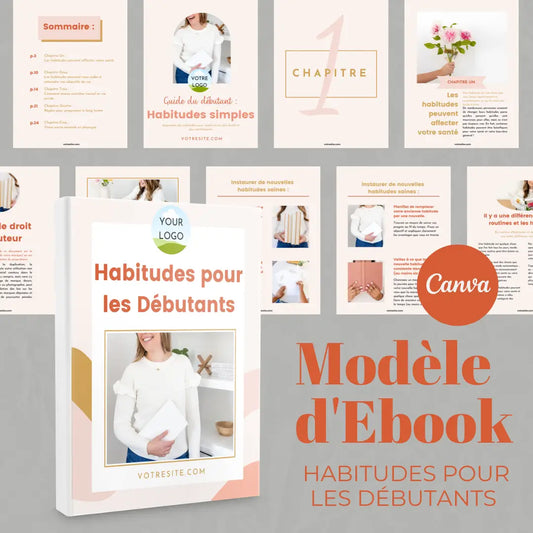 Modèle d’ebook en français – template Canva pour débutants