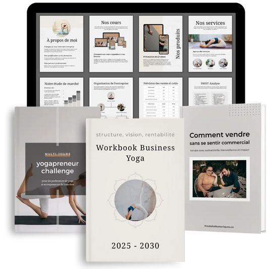 Workbook Business Yoga pour dévéloper votre activité de yoga ou méditation