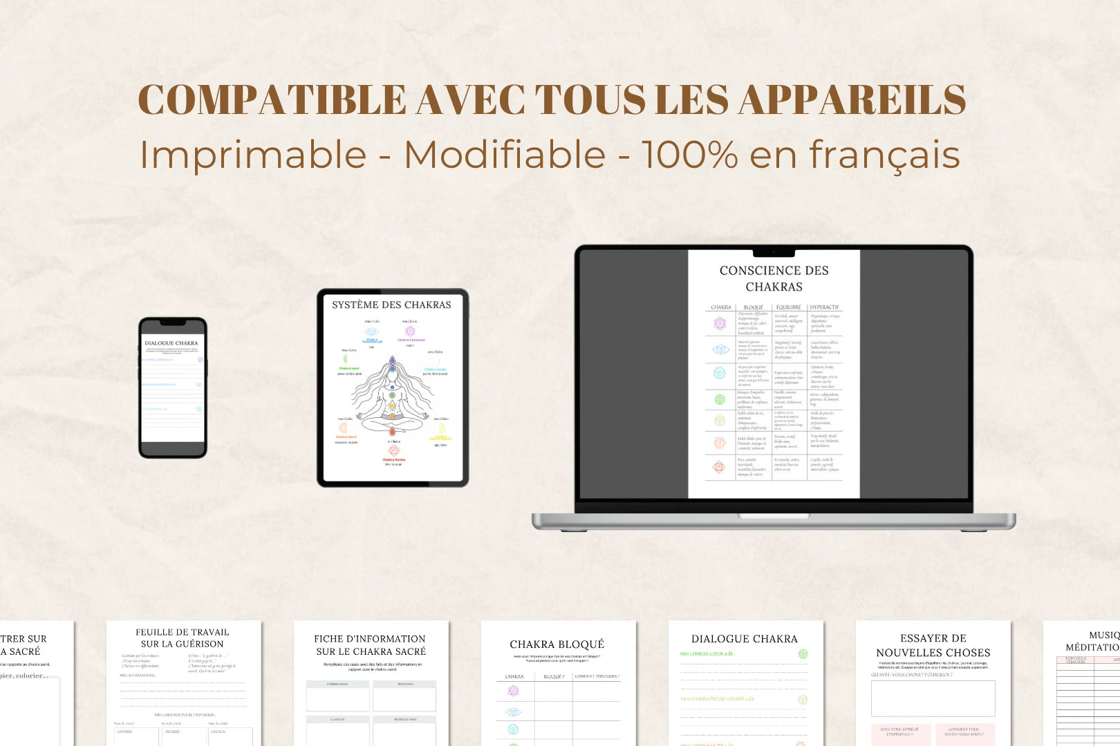 Planning des chakras pour les studios yoga en France