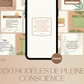 350 modèles pleine conscience en français – templates Canva pour réseaux sociaux