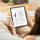 Guide PDF yoga sur chaise en français accesible sur ipad/tablets