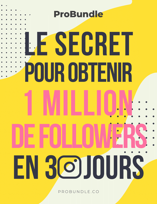 eBook Instagram en français – atteindre 1 million de followers en 30 jours