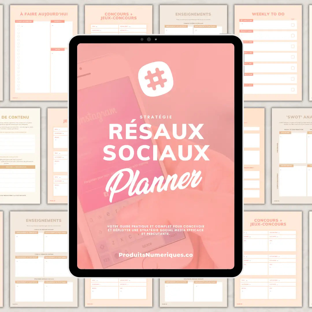 Calendrier Yoga 360 - Kit Stratégie Réseaux Sociaux