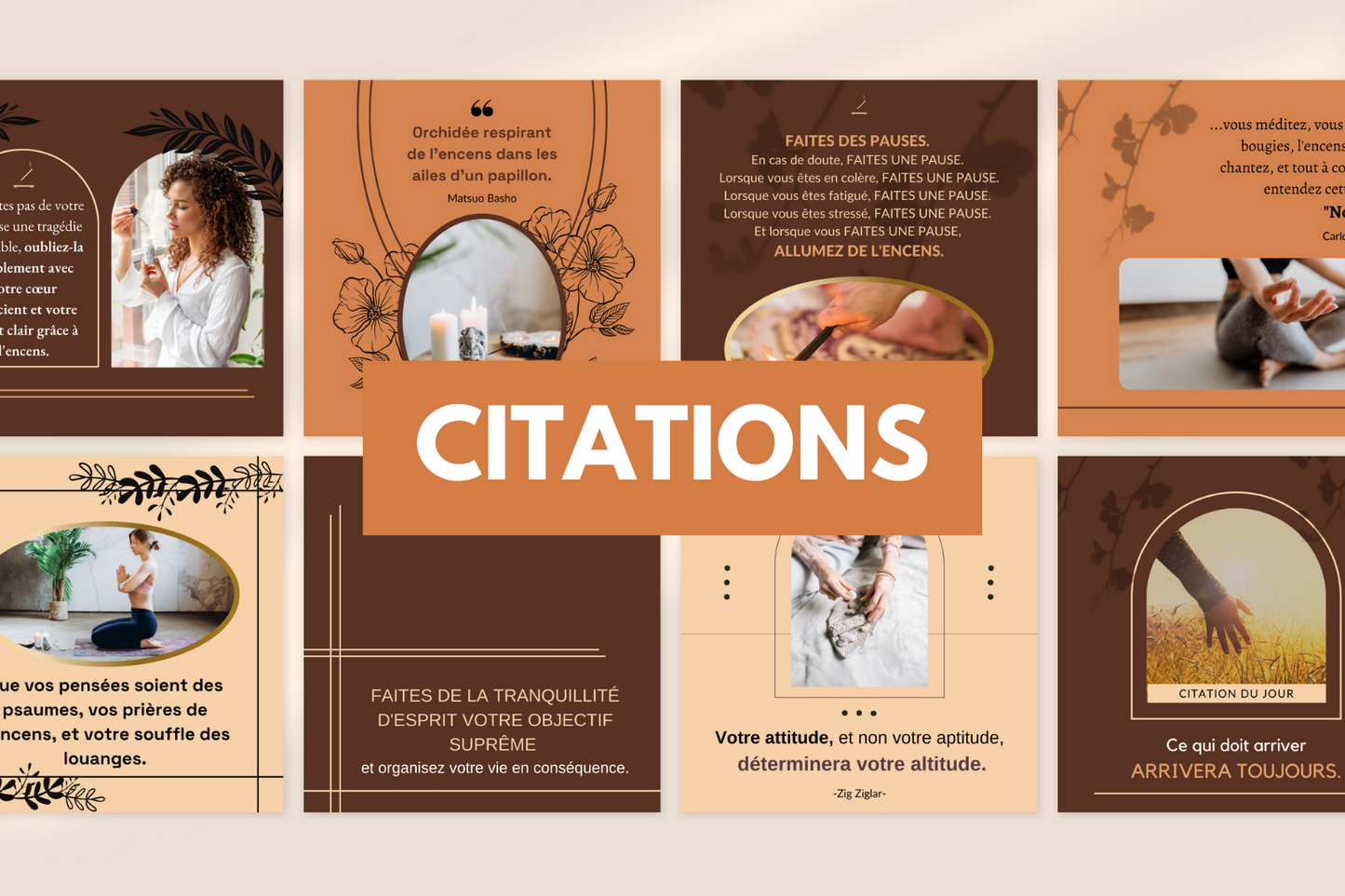 Contenu francophone pour créateurs holistiques – pack réseaux sociaux