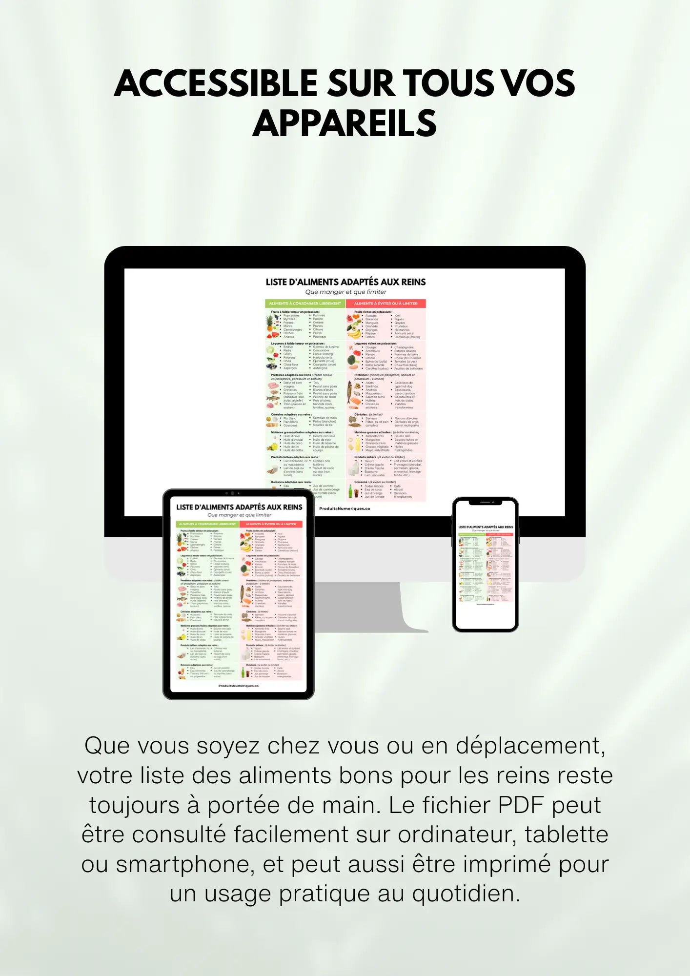 Liste pratique des bons aliments pour protéger les reins