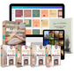 Kit Méditation Complet avec plus de 300 modèles Canva, 100+ reels de méditation prêts à publier et eBook Yoga & Méditation personnalisable