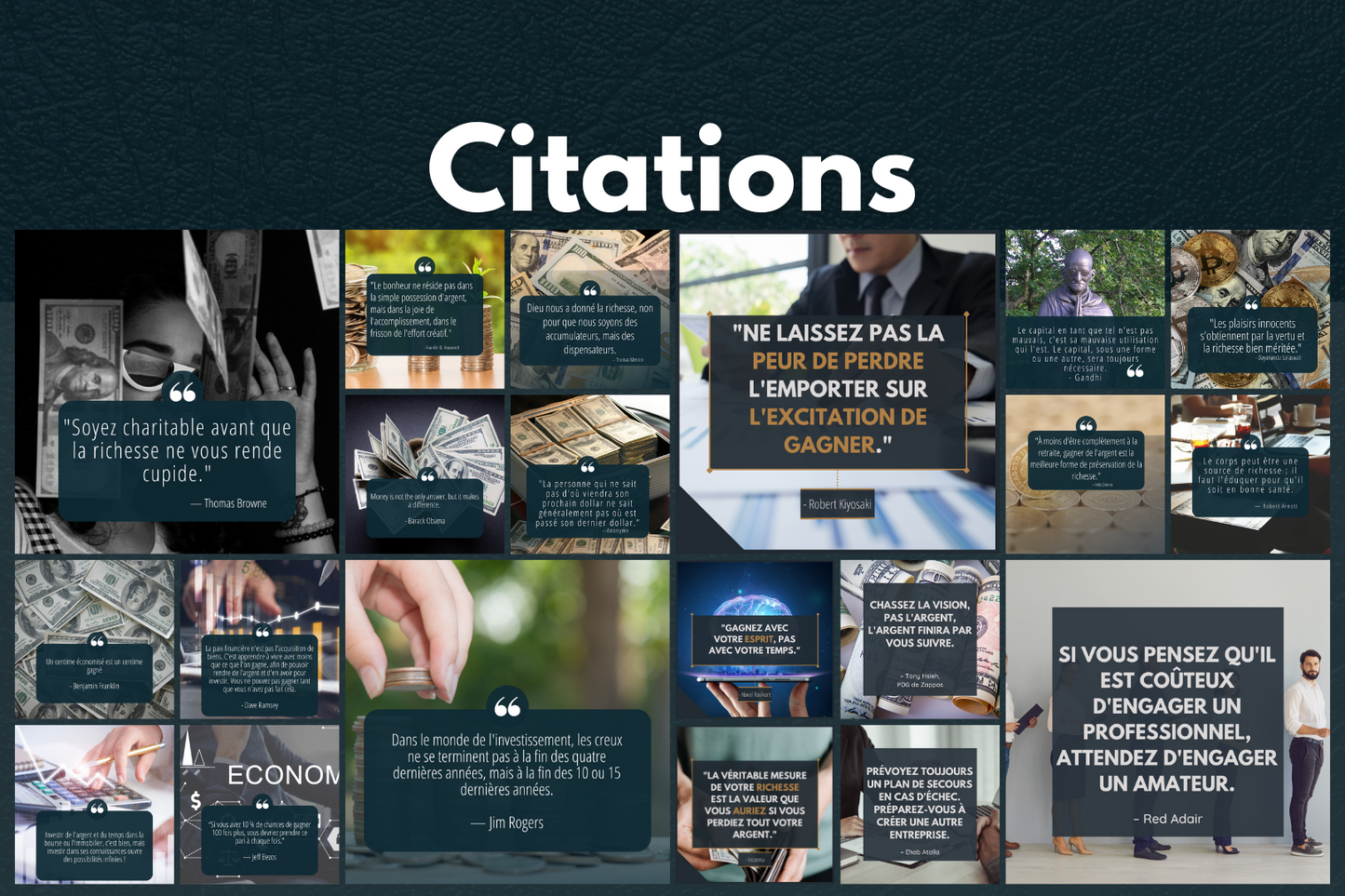 Templates Canva pour entrepreneurs et analystes – contenu digital professionnel