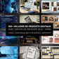 Bundle montage vidéo avec assets Adobe Premiere After Effects et ressources digitales PLR MRR