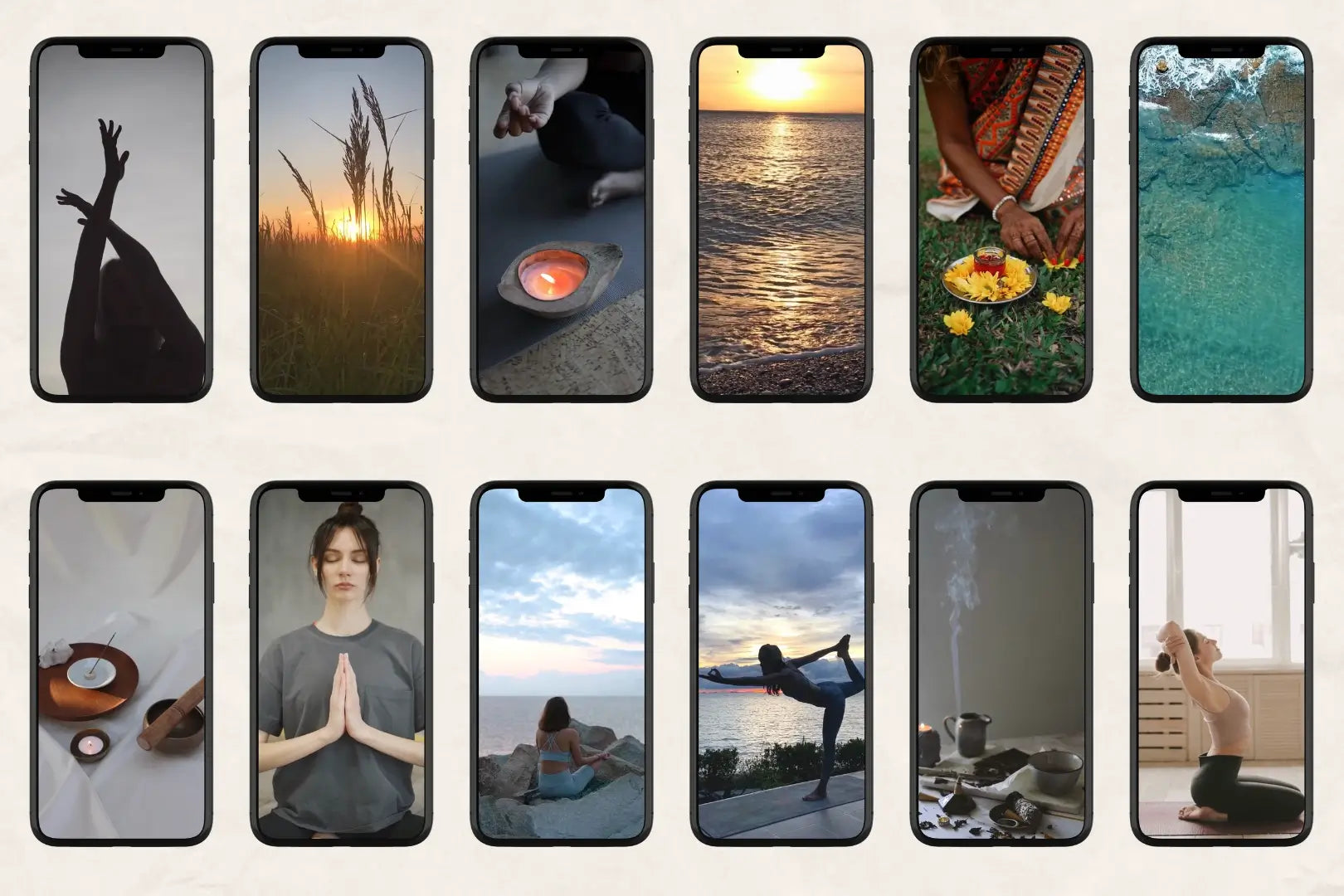 Contenu vidéo de yoga et méditation – publication social media francophone