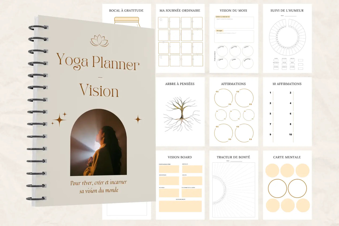 Planner de vision pour les profs de yoga